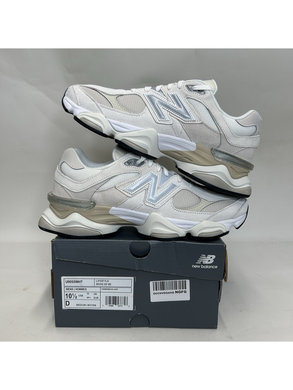 New Balance 9060 “Sea Salt Moonbeam” U9060WHT Men’s 10.5 New
